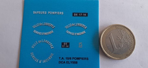Decals decalcomanie pompier - decals,