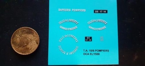 Decalcomanie decals pompiers - decals,