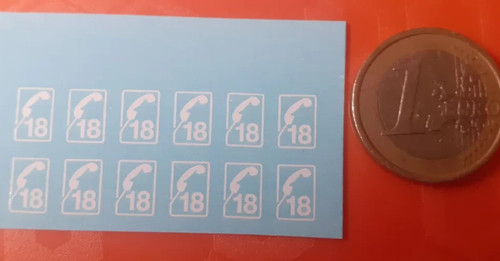 Decals decalcomanie pompier - ,